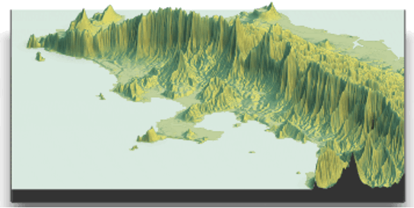 GIF of mountains.