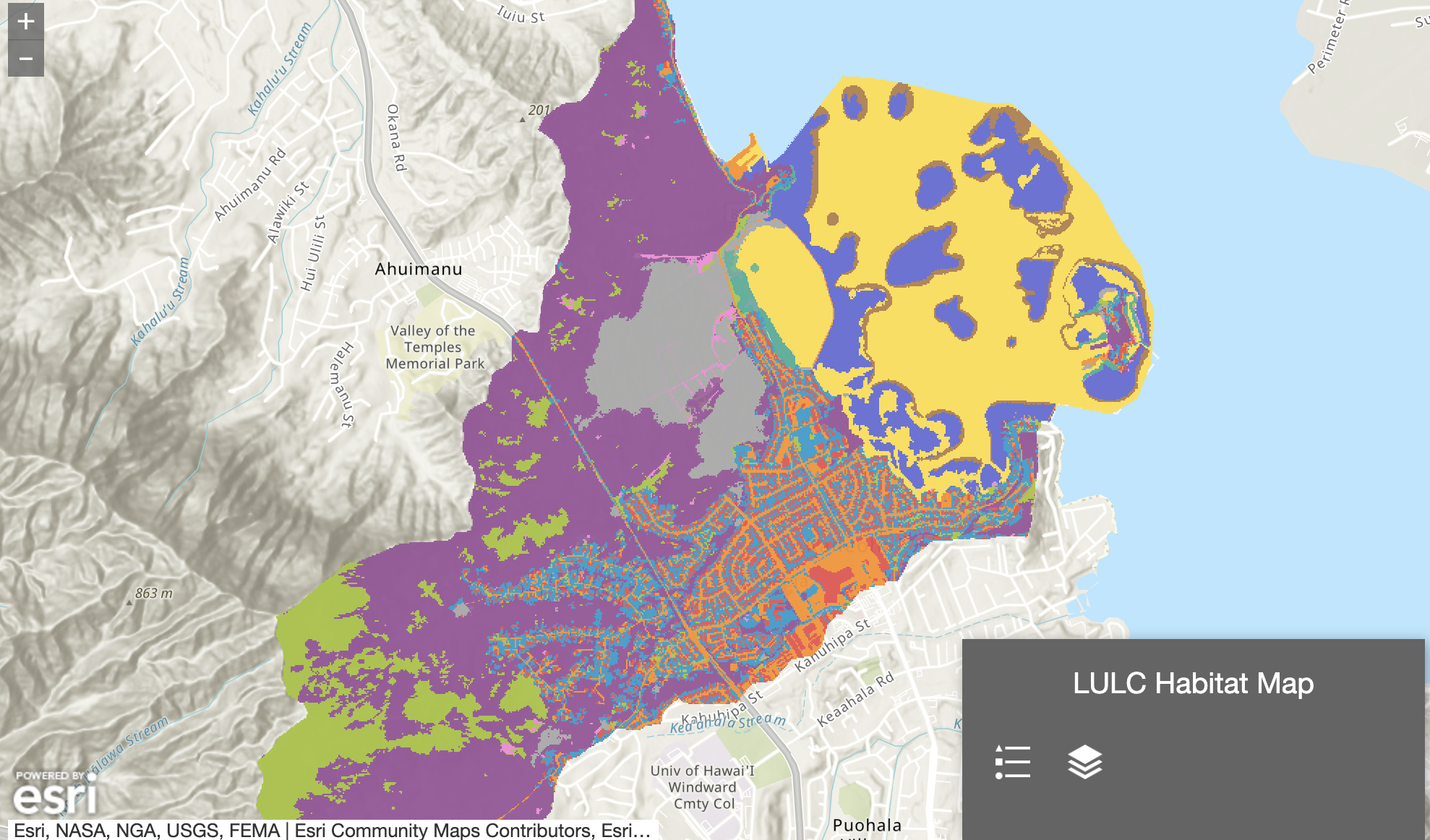 Image of the Monitoring Stations Interactive Map