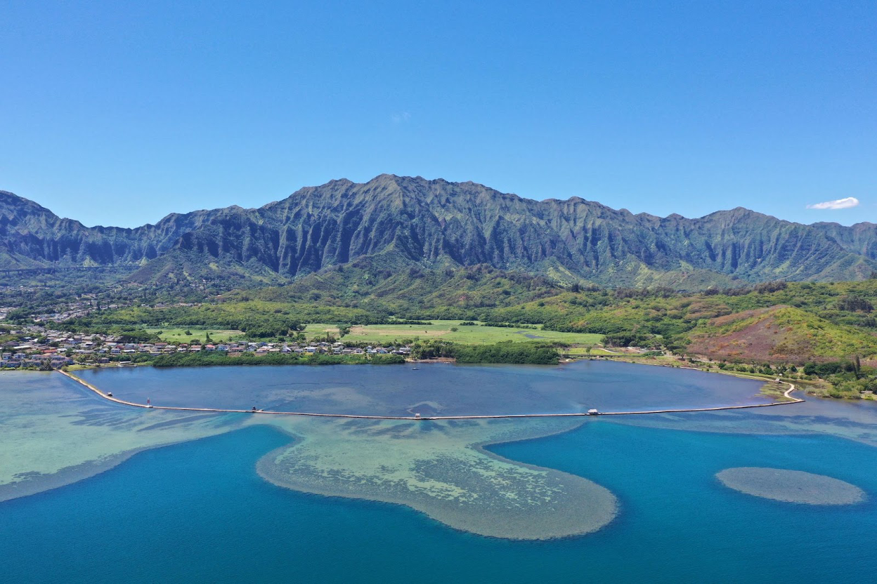 Photo of the Heʻeia ahupuaʻa. Credit: Keliʻi Kotubetey, 2020